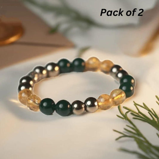 Shades of Yellow Bracelet (Pack of 2)