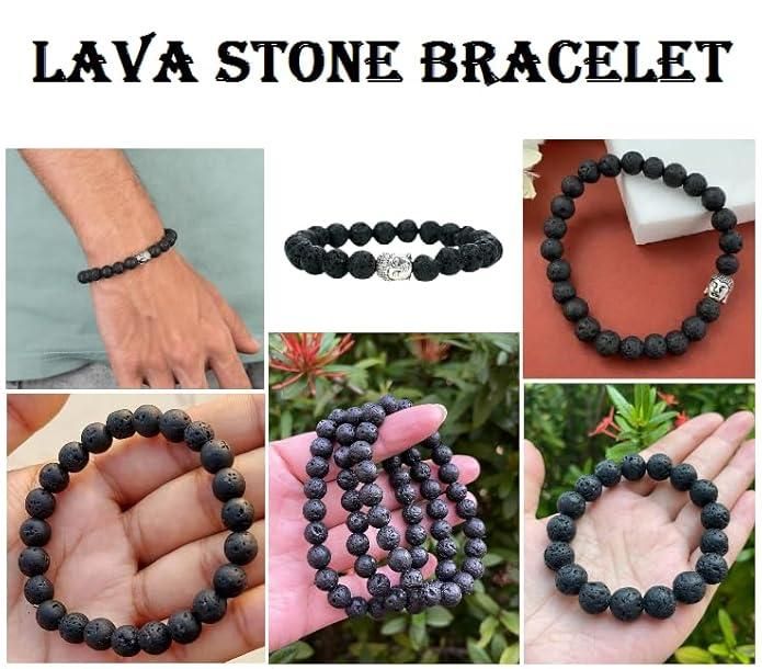 Natural Lava Rock Bracelet