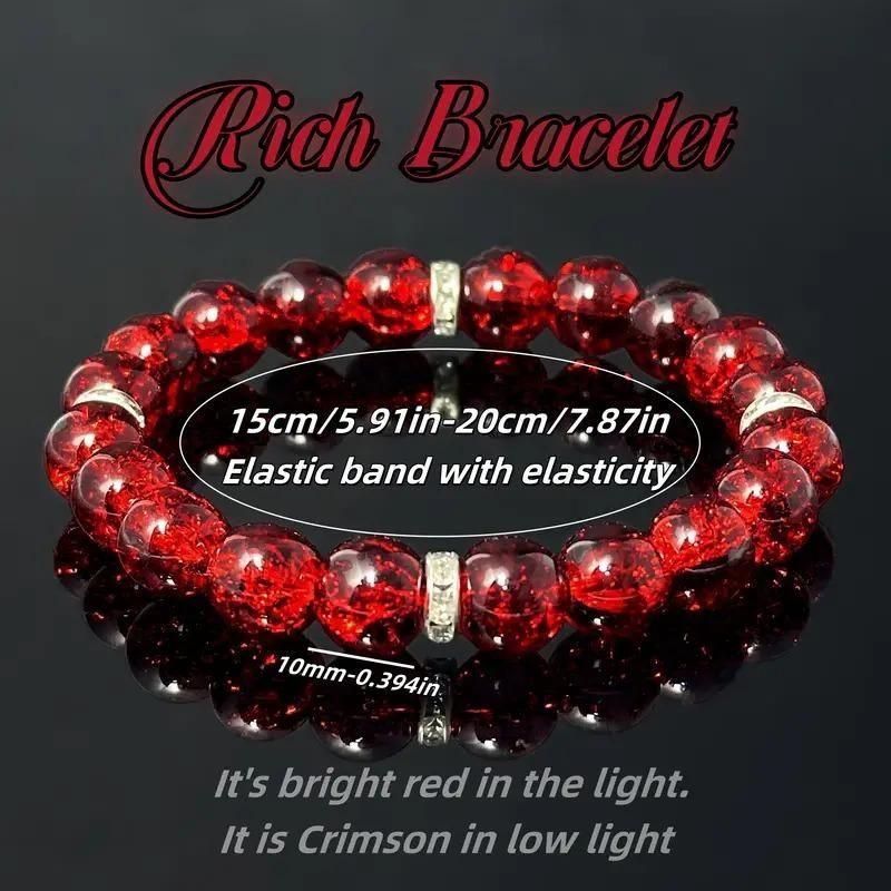 Red Jasper Stretch Bracelet