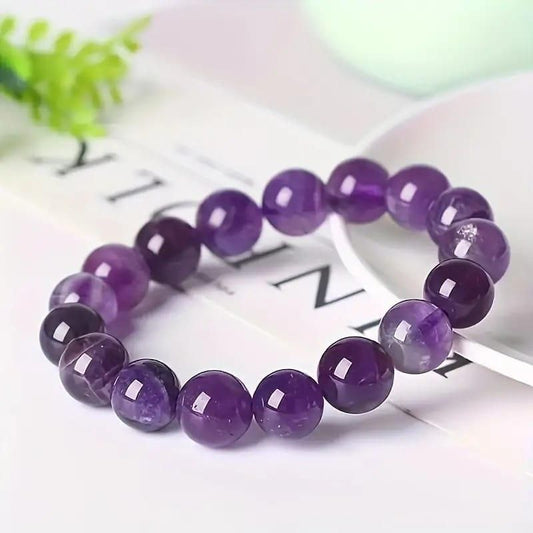 Natural Purple Crystal  Bracelet (Pack of 2)