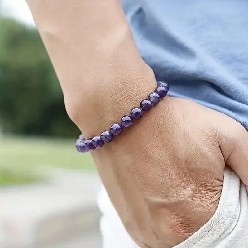 Natural Purple Crystal  Bracelet (Pack of 2)