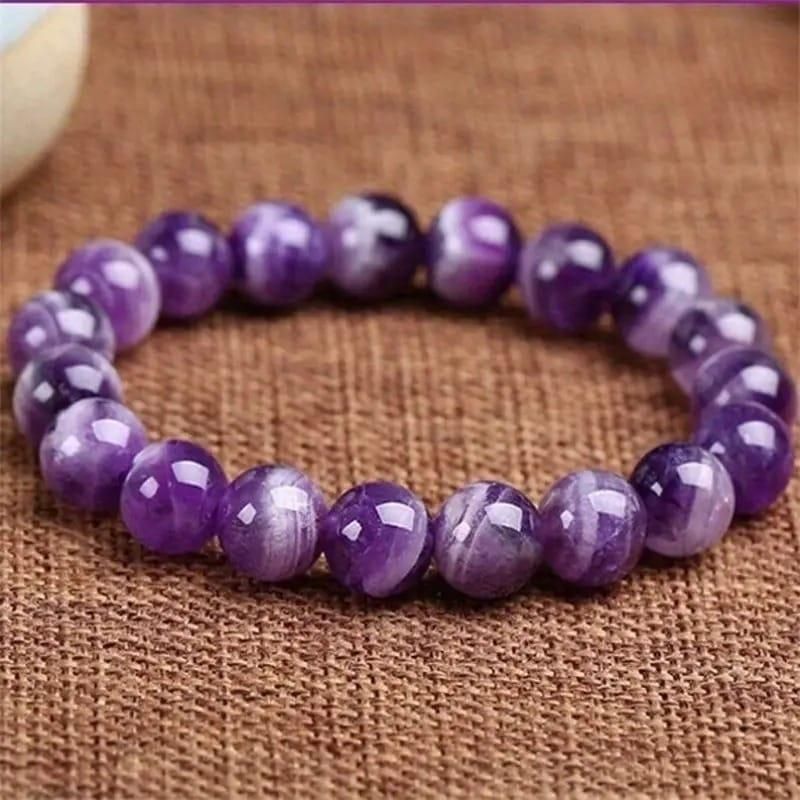 Natural Purple Crystal  Bracelet (Pack of 2)